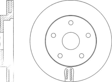 Диски NIBK передние RN51001