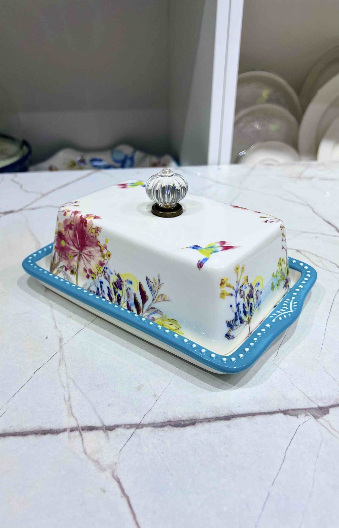 Alma Home масленка Allmauy прямоугольная 1 шт, керамика, стеклокерамика