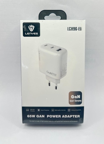 LENYES LCH96 USB Type-C, USB 65 Вт белый