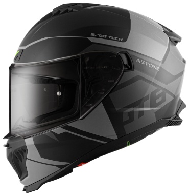 ASTONE GT6 MT BK/GR серый, черный, рисунок L