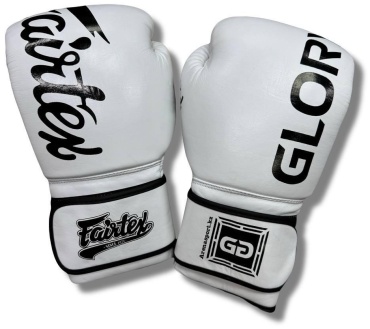 Боксерские перчатки Fairtex 14 oz белый