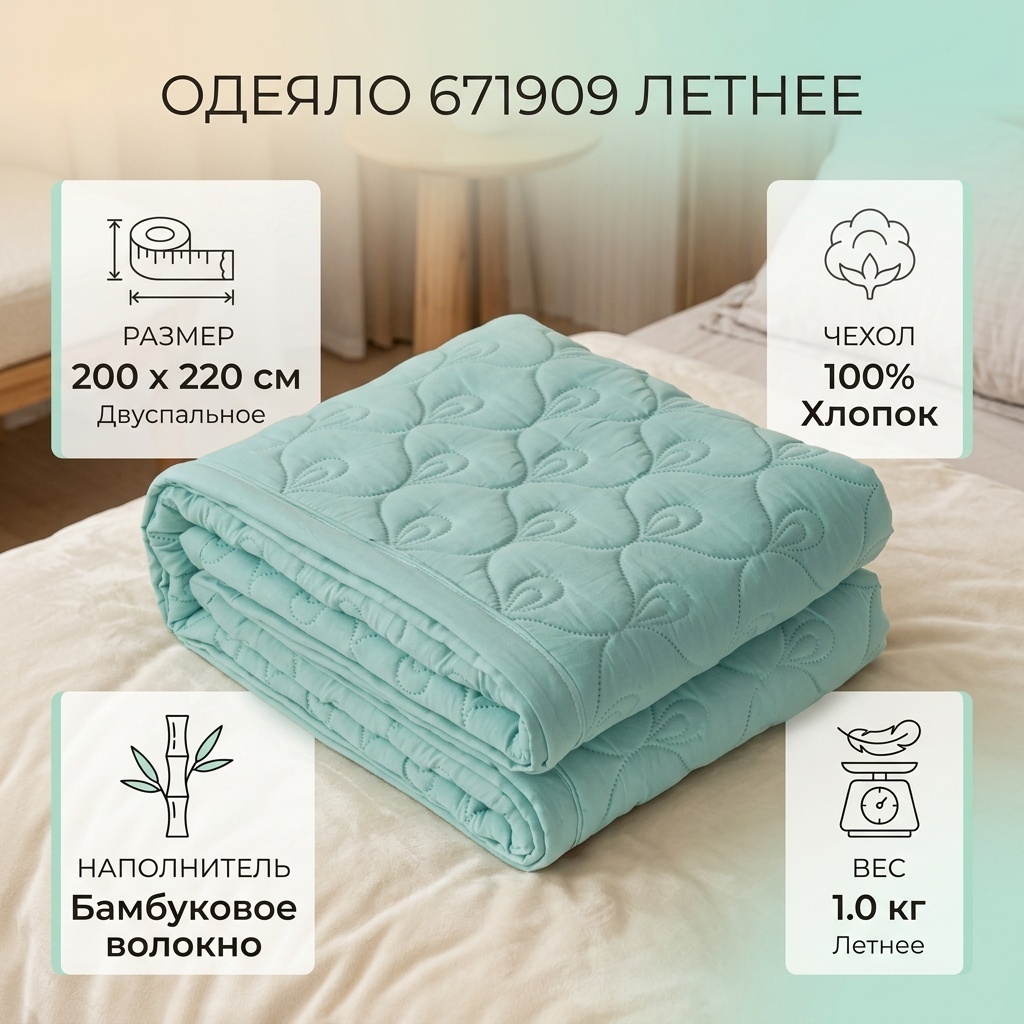 Одеяло 671909 200x220 летнее