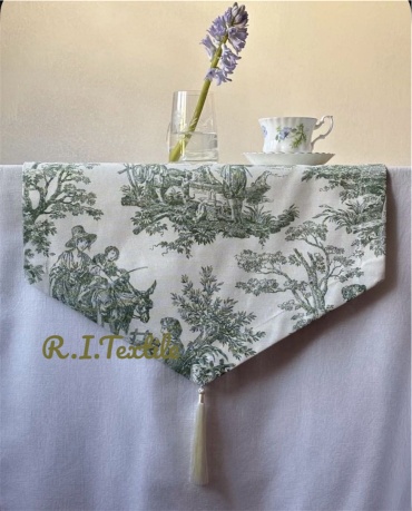 Дорожка на стол R.I.Textile 175x40 см, полиэстер, хлопок, дак, 1 шт