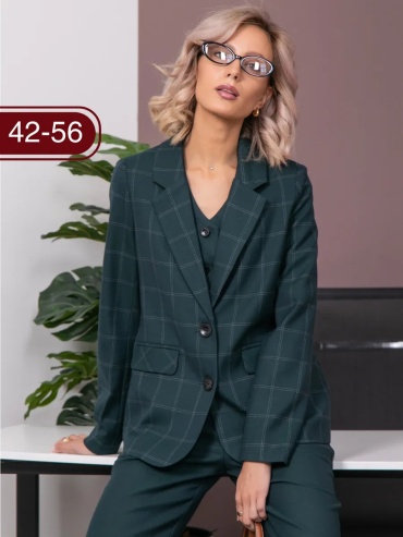 Пиджак E-Line moda зеленый