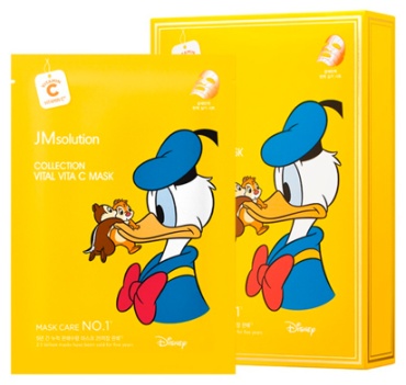 Маска для лица JMsolution тканевая DISNEY COLLECTION MASK VITA C 10 шт