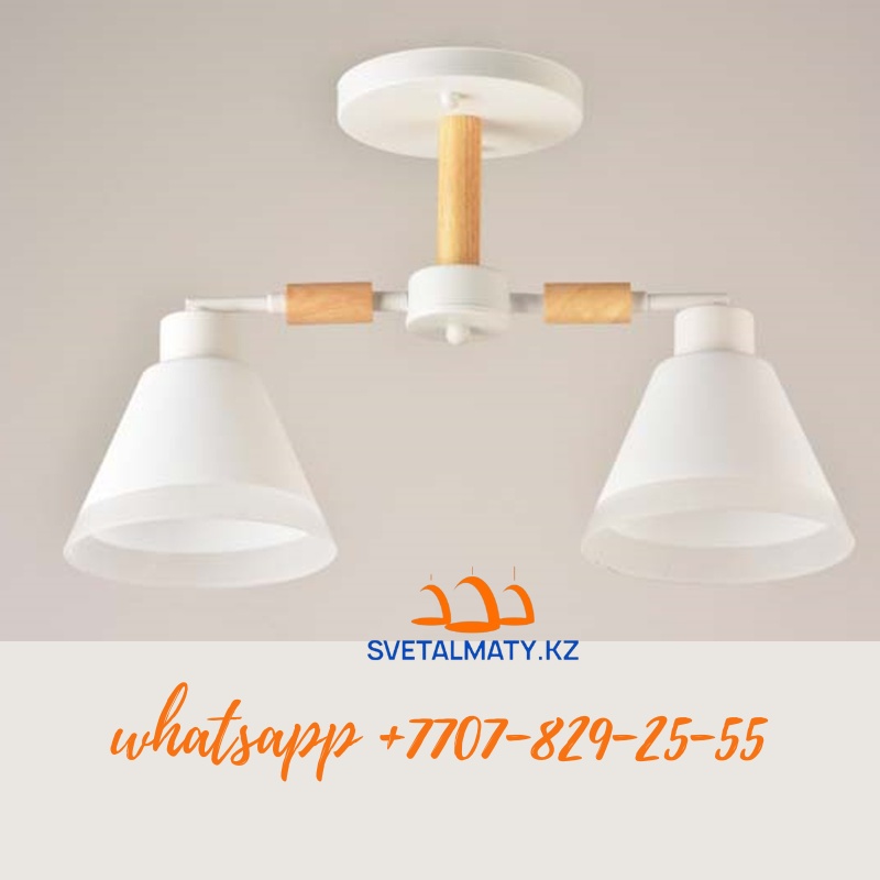 Люстра потолочная SVETALMATY.KZ E27, кол-во ламп: 2 шт