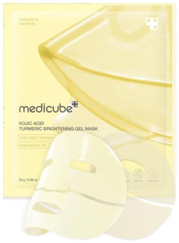 Маска для лица Medicube гидрогелевая kojic acid turmeric brightening gel mask 1 шт