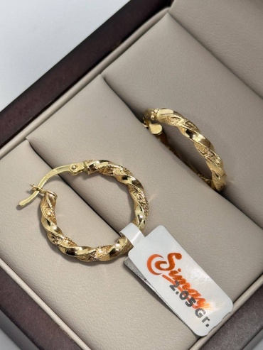 Конго BAQ BRAND 4689532 вес 2.46 г золото, без вставок