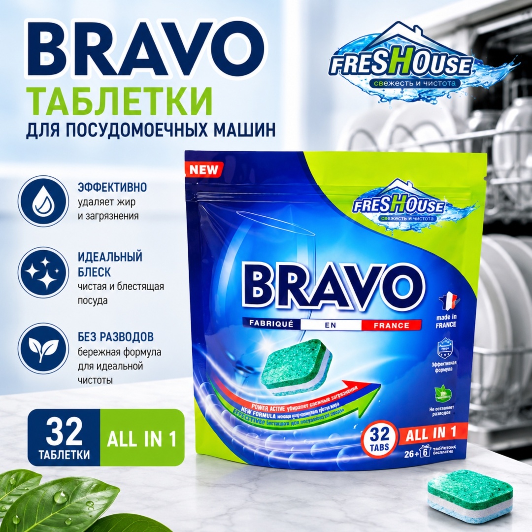 BRAVO таблетки 3002641612519 32 шт