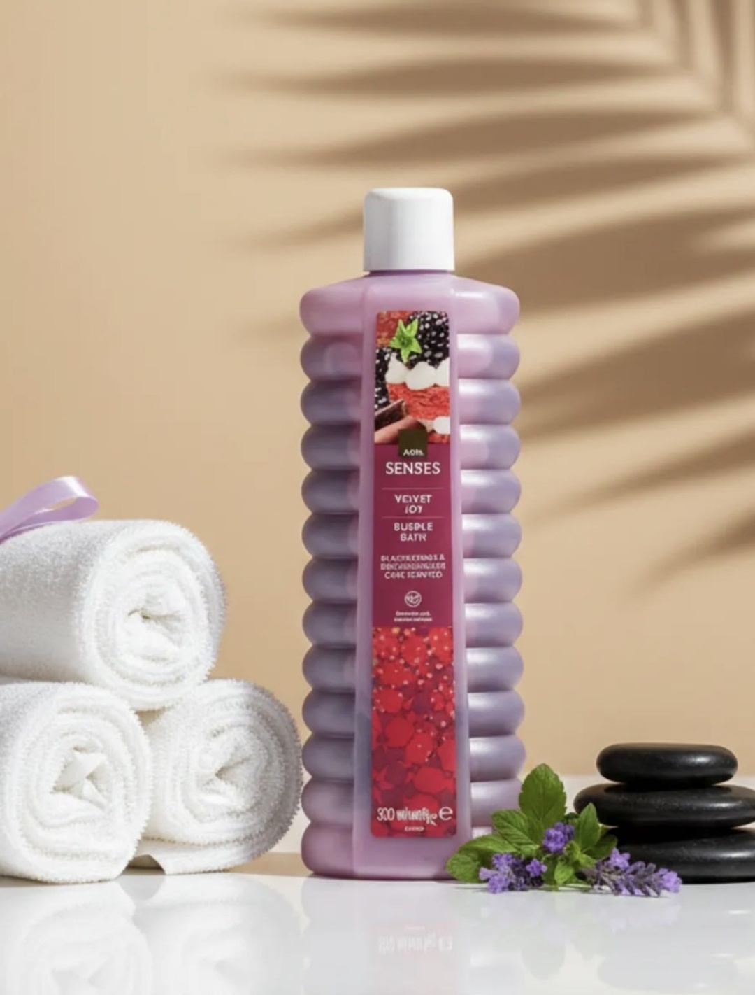 Avon Senses Velvet Joy с ароматом ежевики и красного шоколадного торта пена для ванны 500 мл