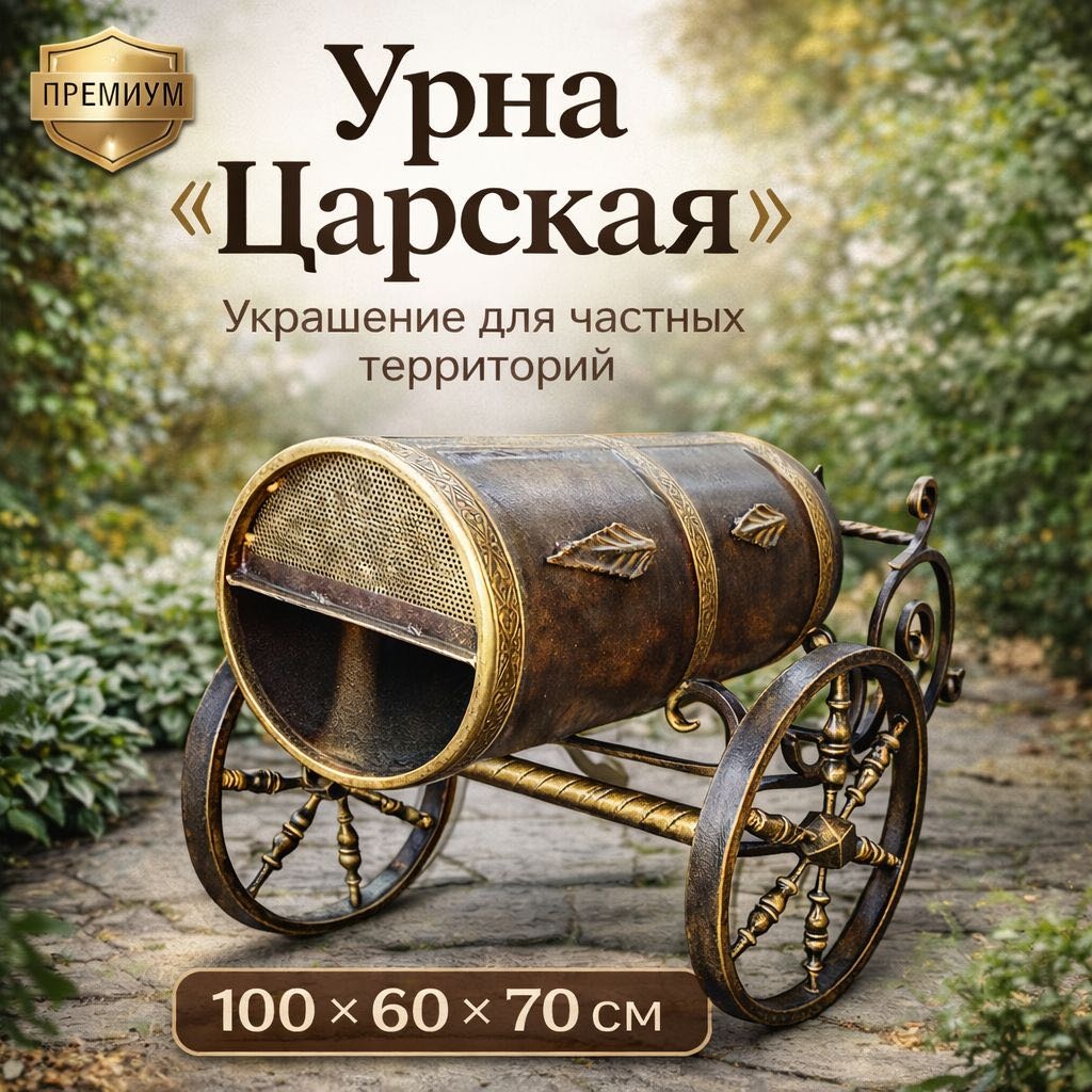 Урна с крышкой 062114008 80 л