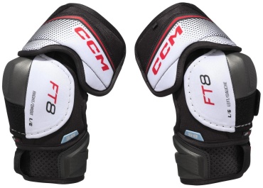 CCM Налокотники JETSPEED FT 8 взрослые черный, белый M