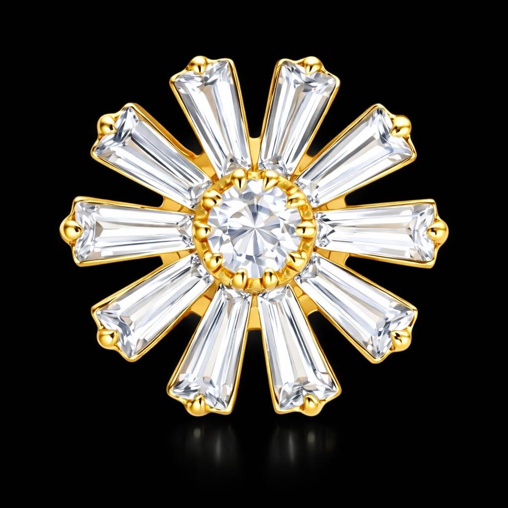 Накрутка Succub Jewellery титановый сплав, цирконий, 1,2