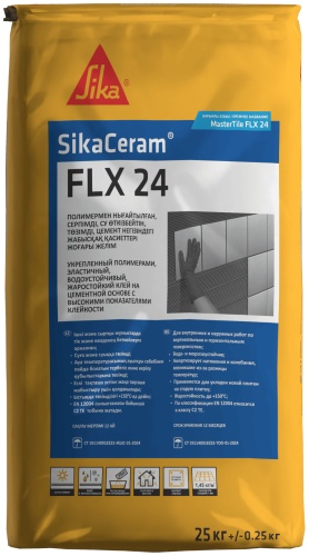 Sika клей Ceram FLX 24 Grey, 25 кг
