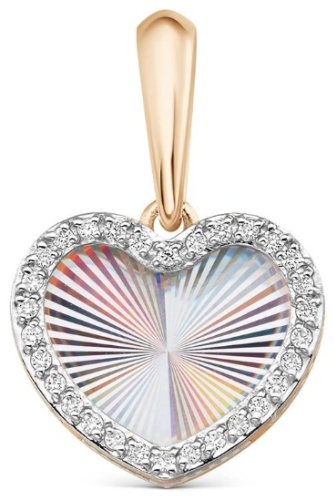 Подвеска PRESTIGE JEWELRY П-1757-01 вес 1.43 г золото, бриллиант