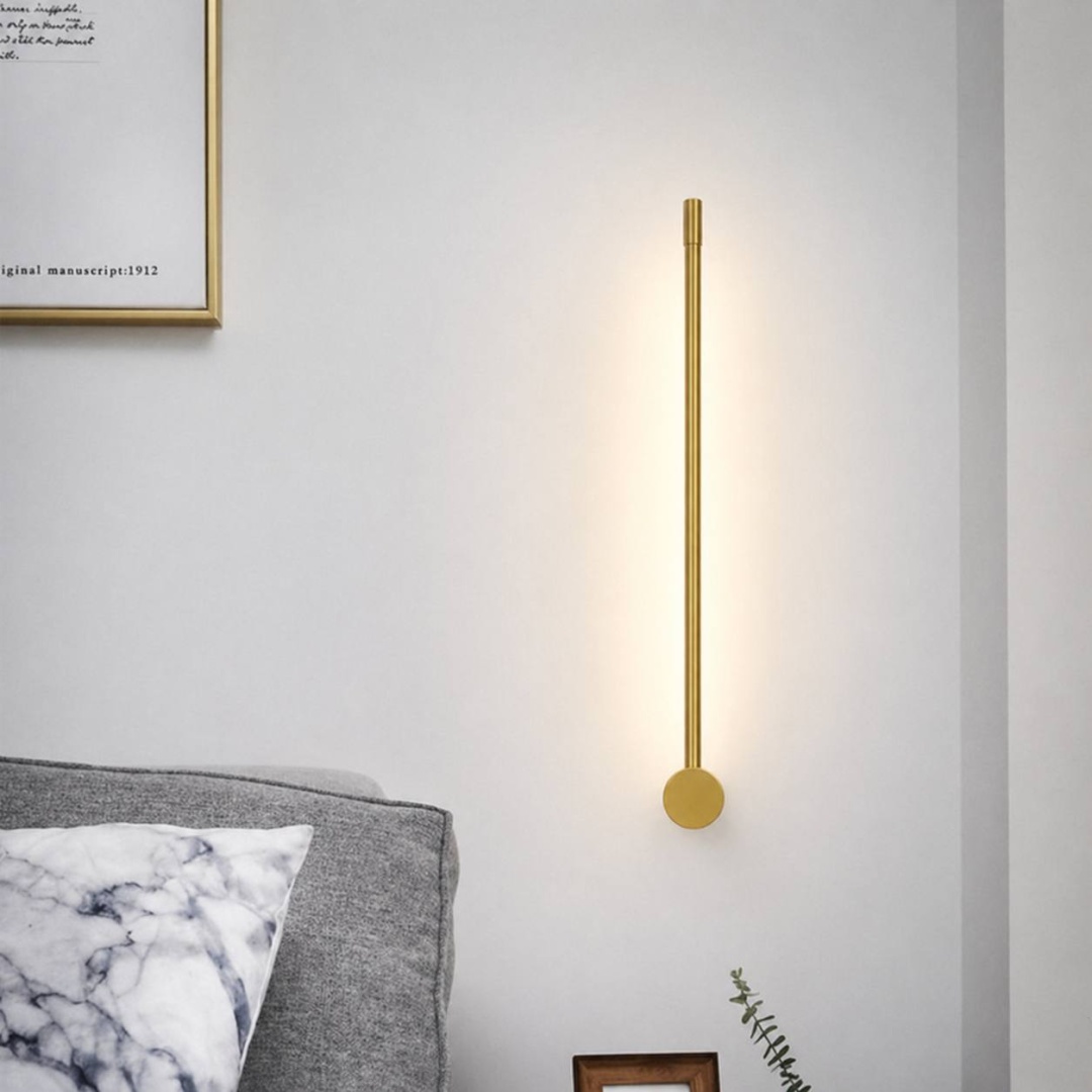 Бра настенный LED, золотистый