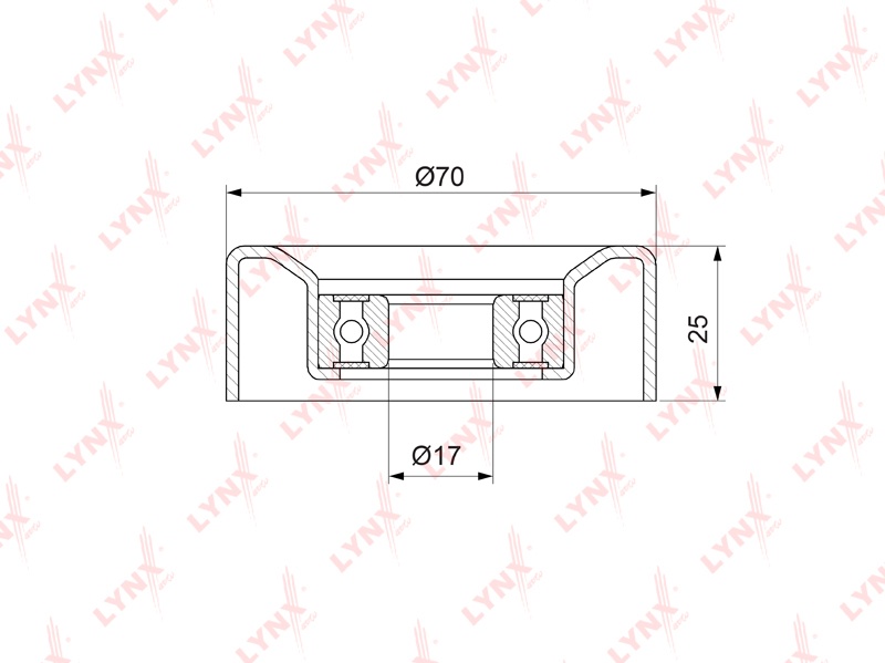 LYNXauto ролик PB5323