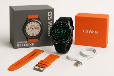 GS WEAR 8 46 мм черный-оранжевый