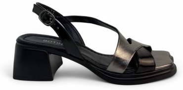 Босоножки Astana Shoes серебристый, черный