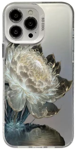 Чехол для Apple iPhone 15 Pro серебристый