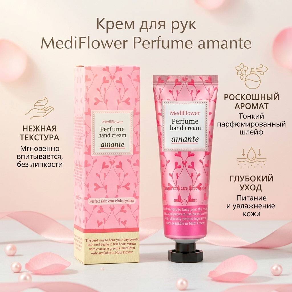 Medi Flower Amante Perfume крем для рук 80 г