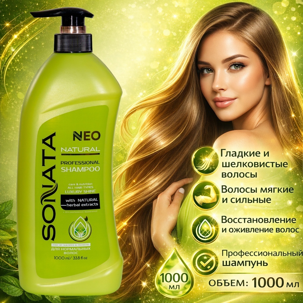 Neo Sonata Natural шампунь 1000 мл