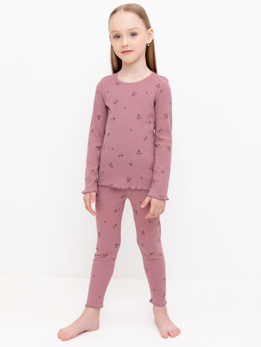 Пижама Crockid бордовый