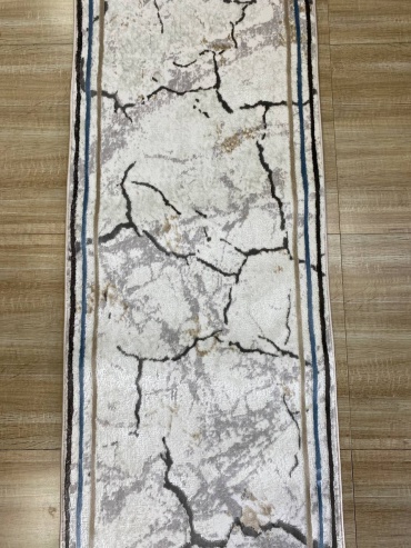 Ковровая дорожка Bomonti короткий ворс, полипропилен, шелк, 120 см x 2 м