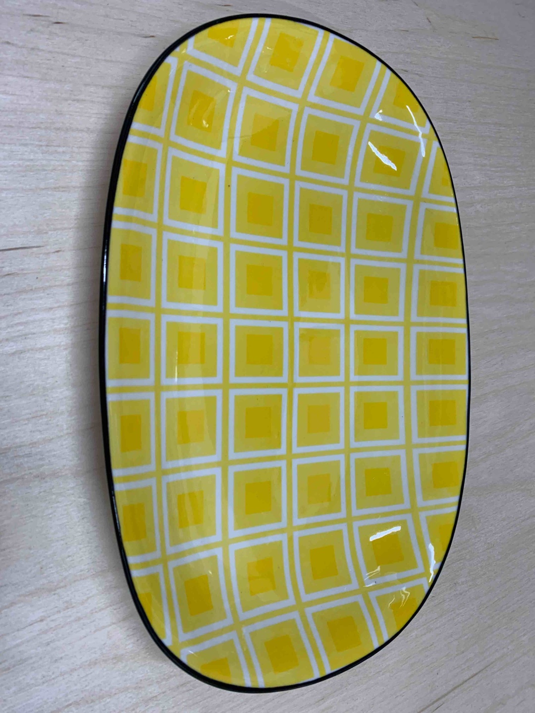 Тарелка 18x28 см, 1 шт, керамика