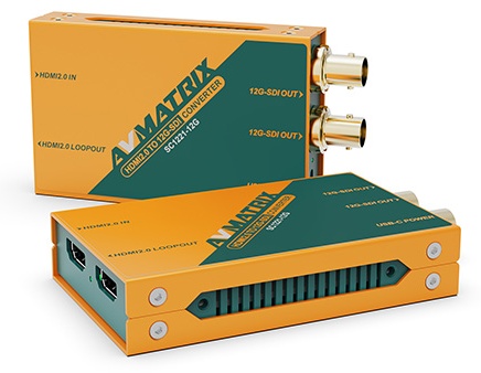 Видеомикшер AVMATRIX Microconverter HDMI2.0 to 12G SDI 4K AVMatrix SC1221-12G