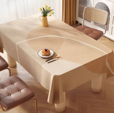 Скатерть DANL 140x140 см, ПВХ, полиэстер, 1 шт