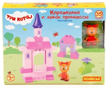 Конструктор Полесье Карамелька и замок 77452, деталей 35 шт