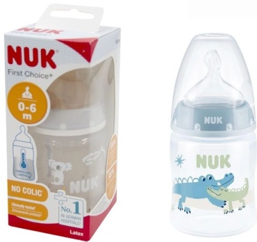 Бутылочка NUK Бутылка First Choice 150мл с силикон. соской (р1) прозрачный