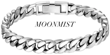 Moonmist Мужской браслет длина 22 см, вес 32 г нержавеющая сталь, плетение гурмета