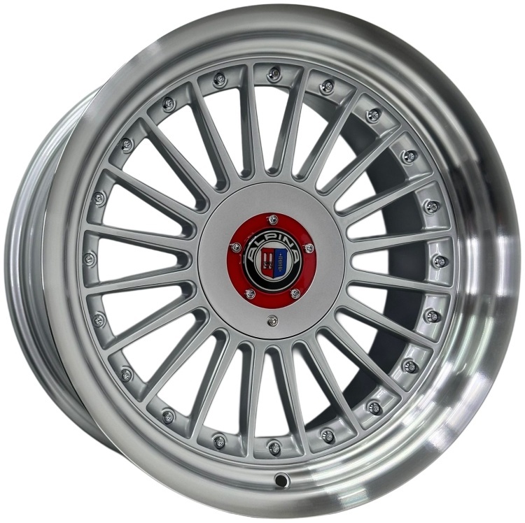 Top Grade 307WW 8/9x17/5x120 D74.1 ET20.15 4 диска серебристый, красный