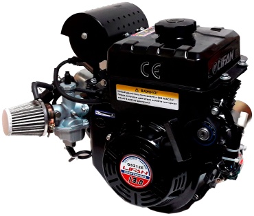 Двигатель Lifan бензиновый GS212E 7A 7A 13 л.с.