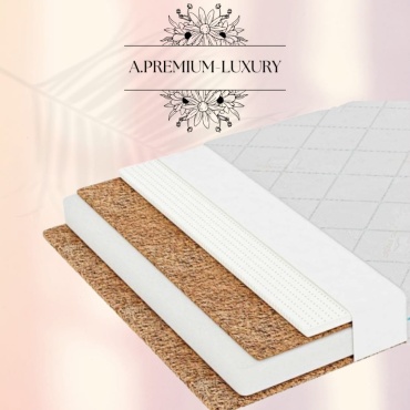 Детский матрас A.PREMIUM-LUXURY S Foam Lonax Elite Latex 23 75x150x23 см, беспружинный, жаккард, вискоза