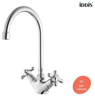 Смеситель для кухни IDDIS Jeals, латунь, цвет хром