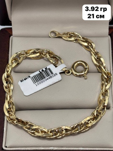Sandu gold 675438 длина 21 см, вес 3.92 г золото, плетение фантазийное