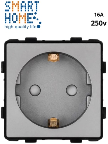 Розетка SMART HOME MP010_GR, серый