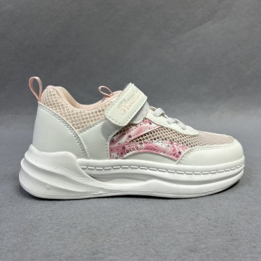 Кроссовки Flamingo белый, розовый
