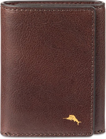 Кошелек Tommy Bahama натуральная кожа коричневый