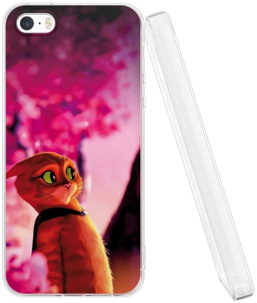 Чехол Mcover для Apple iPhone 5, iPhone 5S, iPhone SE рисунок