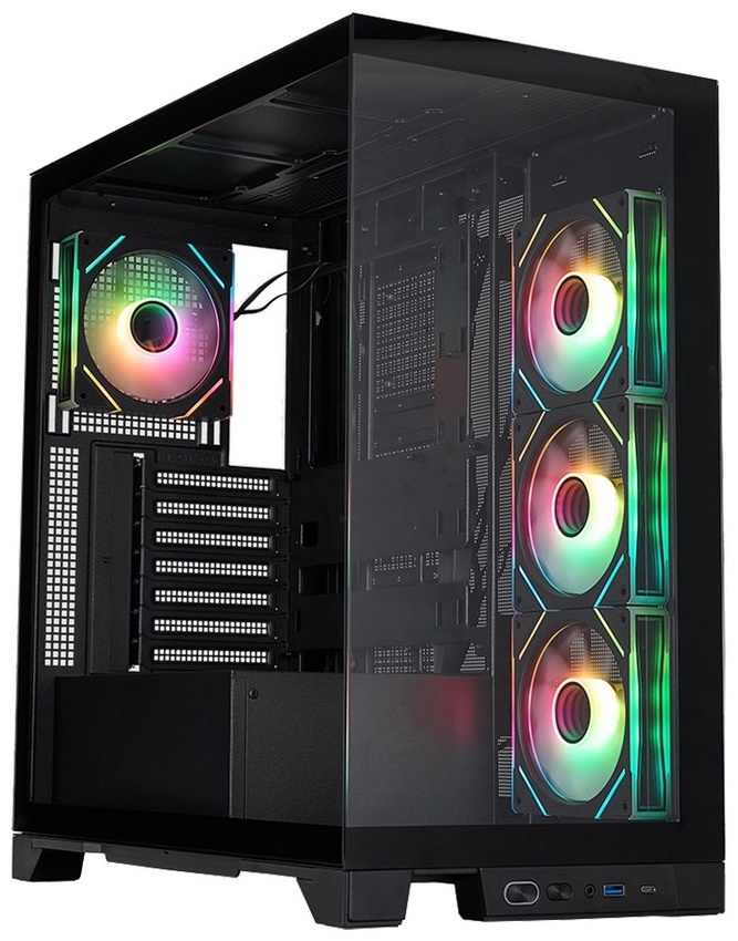 Корпус 1STPLAYER Mi8 (MI8-BK-3FC7R-1FC7) черный