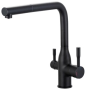 Смеситель для кухни Hans H825.033, латунь, цвет черный