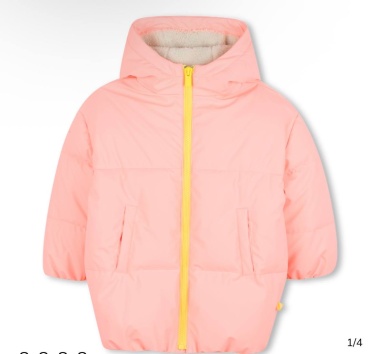 Пуховик Billieblush розовый