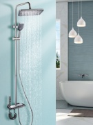 Смеситель для ванны Luxury S-14-7, латунь, цвет серый