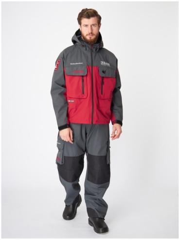 Спортивный костюм Alaskan серый, красный
