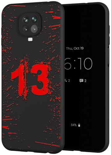 Чехол Mcover для Xiaomi Redmi Note 9 Pro, Redmi Note 9s черный