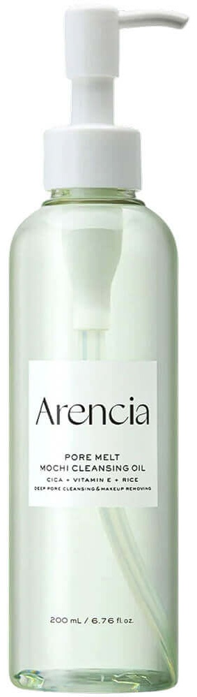 Arencia Гидрофильное масло с экстрактом риса Pore Melt Mochi Cleansing Oil масло для снятия макияжа 200 мл